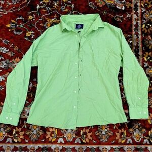 Lime green button up
